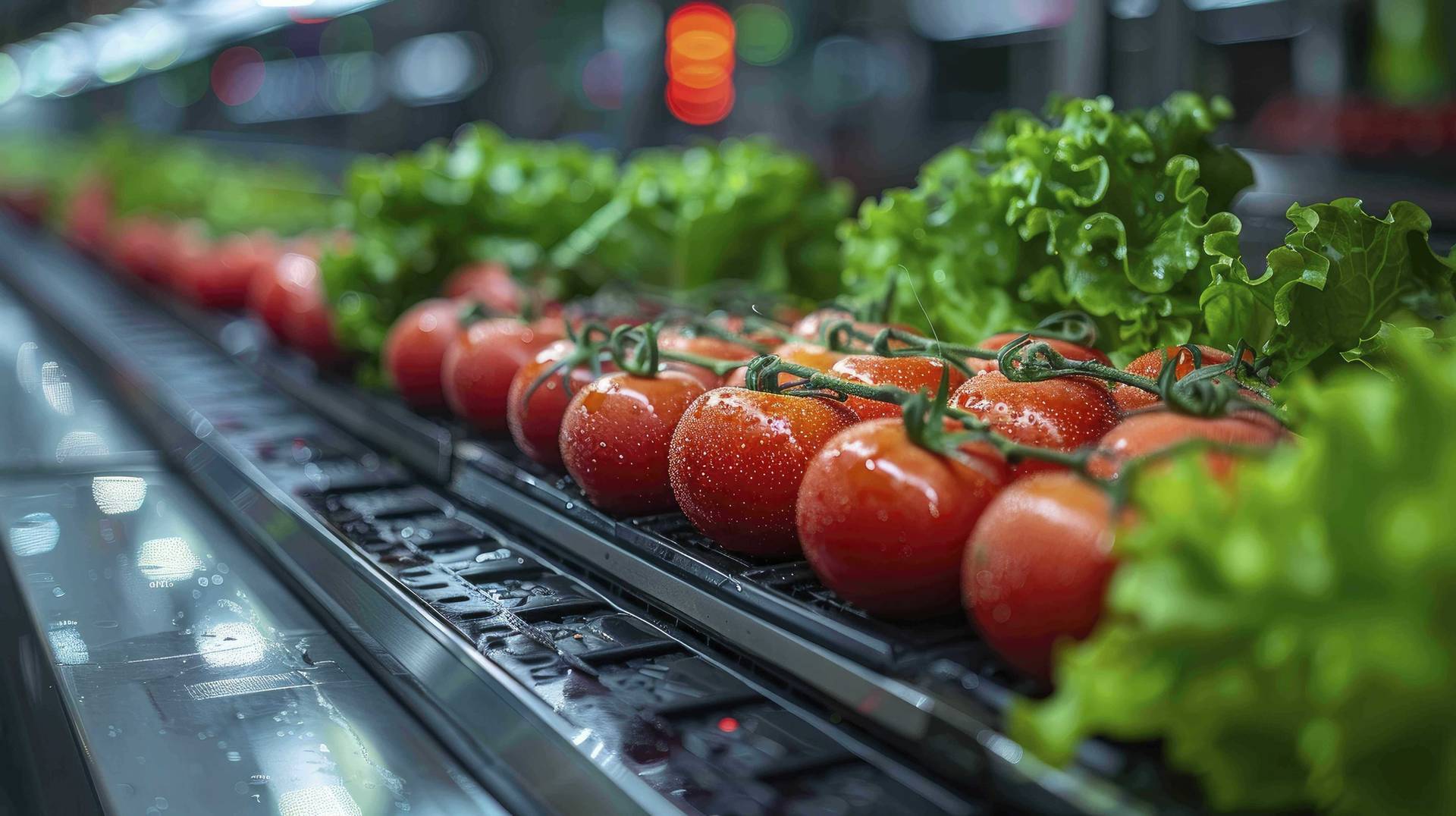 tomatoes and salad